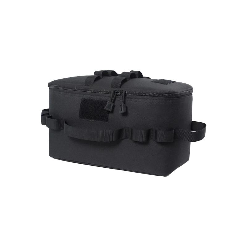 Portable Outdoor Organizer Bag with Compartments and Foldable Feature for Efficient Camping Equipment Management Picnics