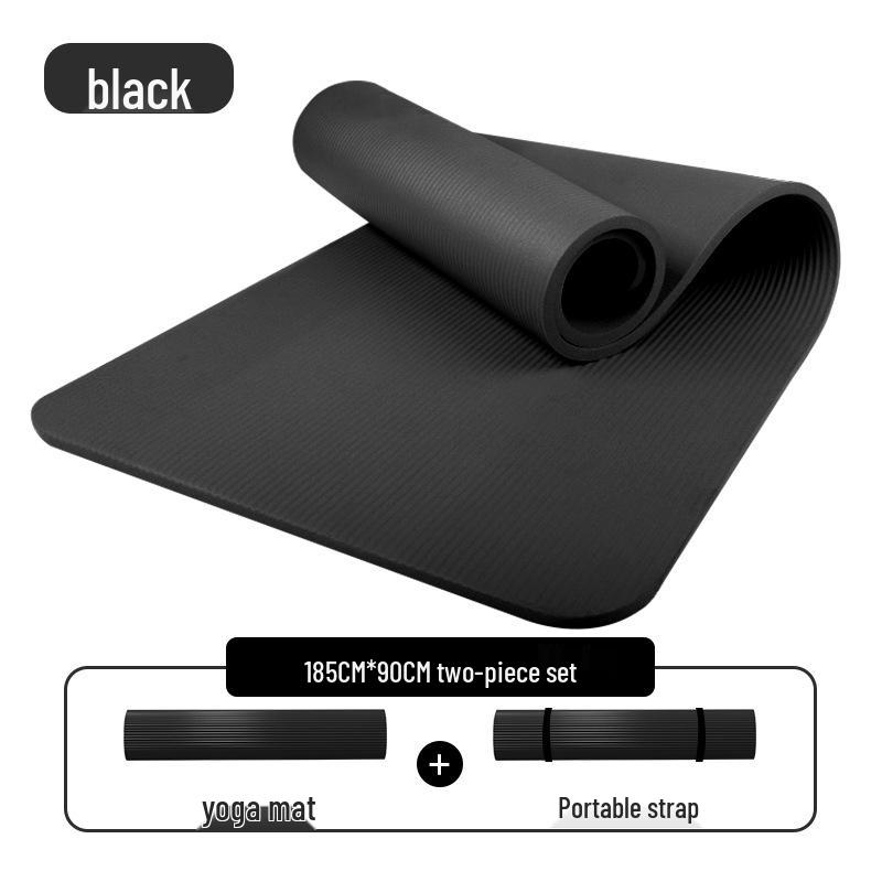 Men's Non-slip Beginner Yoga Mat - Thick, Wide, Long for Home Fitness