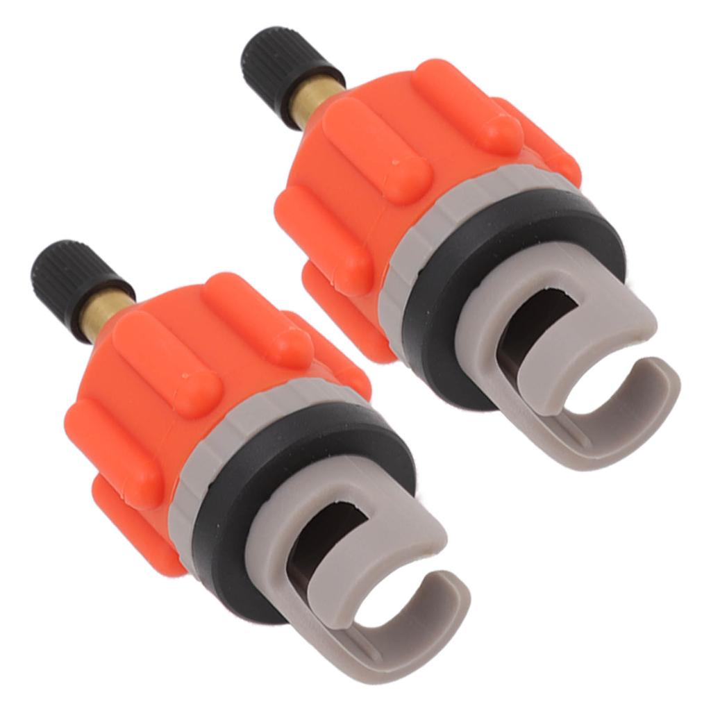 2 PCS Air Pump Inflation Adapter Paddle Board Nozzle Adapter Air Valve Connector for Kayak Assault