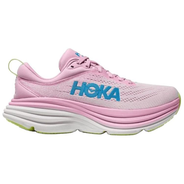 Hoka One One Bondi 8 Fashion Comfortable Slip Resistant Durable Low Top Training Running Shoes Women sneaker Pink 1127952-PTWL