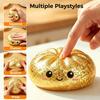 Heiß 6 Stile Glitzer Knödel Glitzer Knödel Squishy mit Box Knödel Sensorisches Quetschspielzeug zur Stressbewältigung Spielzeug