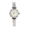 Fragola Cut Bezel Metal Watch N00824S-2 SV/WH Women's Silver