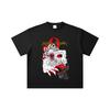 260 GSM Double Yarn 32 Count 100% Cotton Jujutsu Kaisen V64 Rika Print Unisex Heavy Cotton T Shirt