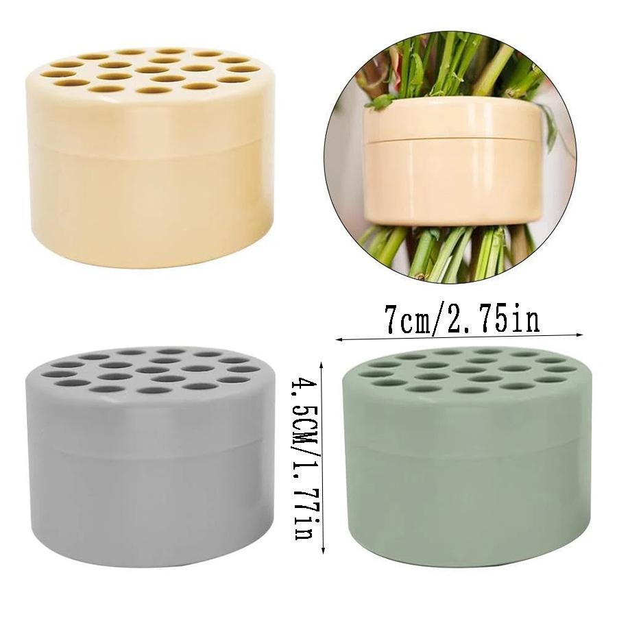 2PCS Flower Arranger, available in four colours, adapted to reuse small and large stems, bouquet holder, spiral stem holder.