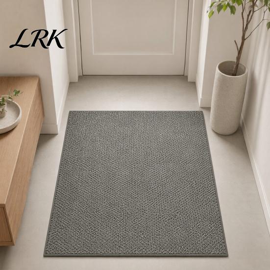 Low Maintenance Home Rug Rustic Area Rug, Simple Solid Color Living Room Anti-Slip Indoor Carpet, Japanese Zen Style for Bedroom Nursery