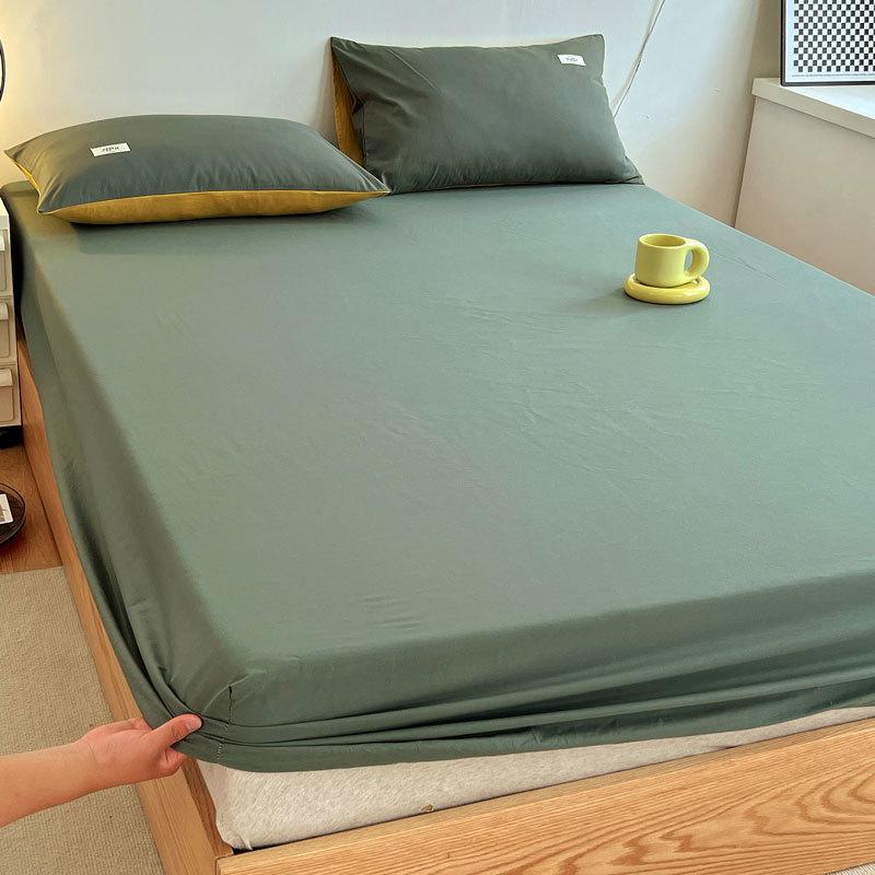 

Летний комплект постельного белья из трех предметов Lenzing Tencel Ice Silk с простыней на резинке и защитой для матраса 180x200cm Fitted Sheet