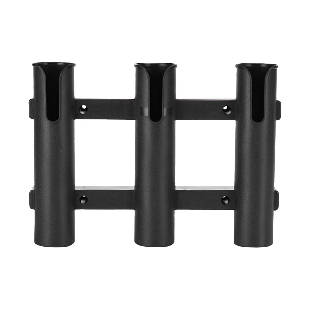 3 Röhren Angelrutenhalter Halterung Bootsrutenhalter Kunststoff Angelrutenständer für Boot Garage Kühlbox Anhänger