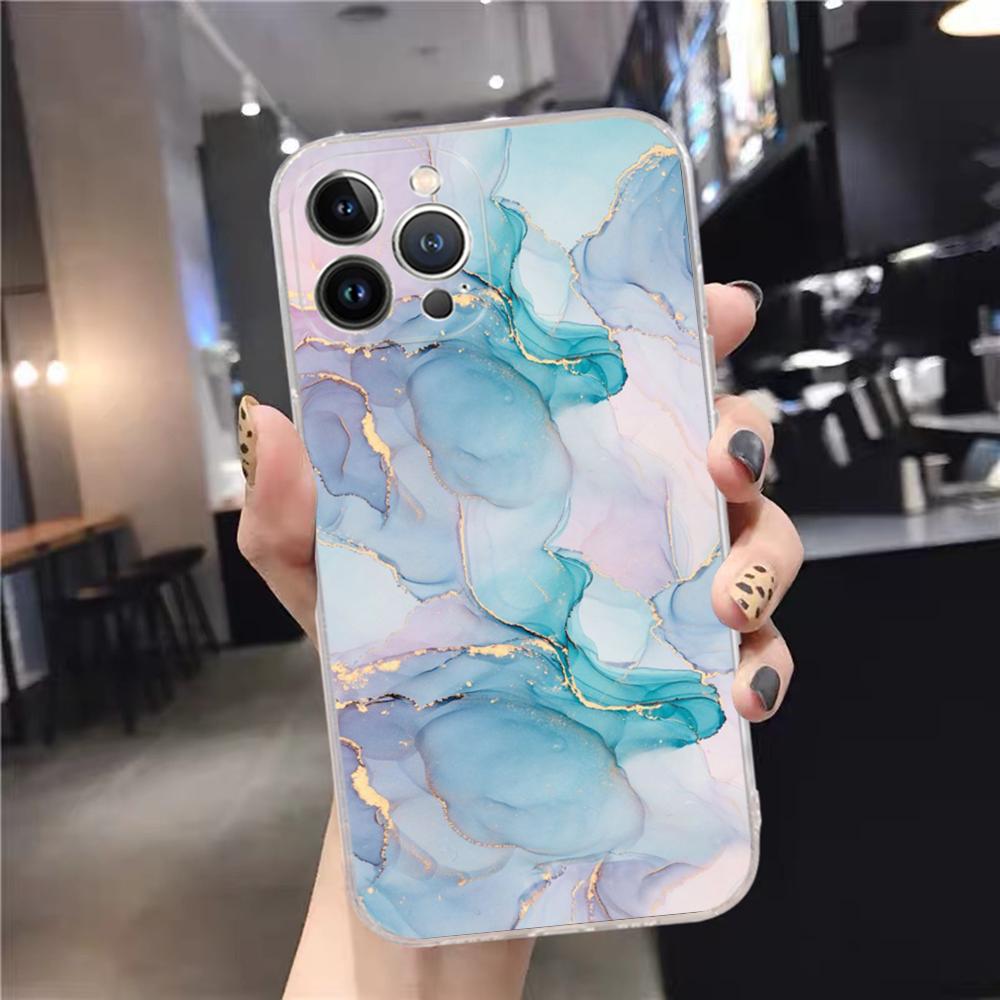 Marble fashion Phone Case For iPhone 15 14 11 12 13 Mini Pro XS Max Cover 6 7 8 Plus X XR SE 2020 Funda Shell