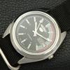 VINTAGE SEIKO 5 AUTOMATIC 7006A JAPAN MENS BLACK COLOR DIAL WATCH A701633-5