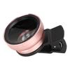 Phone Lens 2 In 1 HD Professional Universal Clip 0.45X Wide Angle 12.5X Macro Lens for Cellphone Tablet Rose Gold