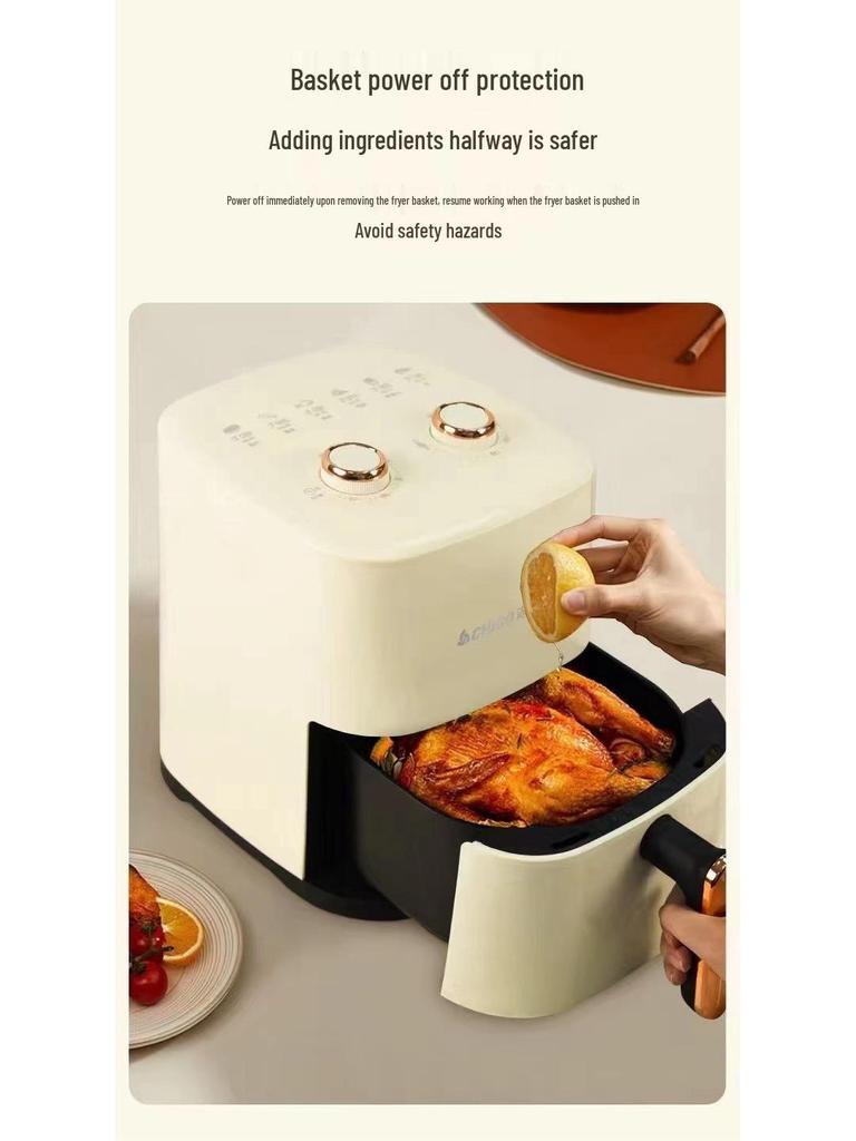Wielofunkcyjna frytownica powietrzna Zhigao 25-Model – Duża pojemność, Elektryczny piekarnik beztłuszczowy