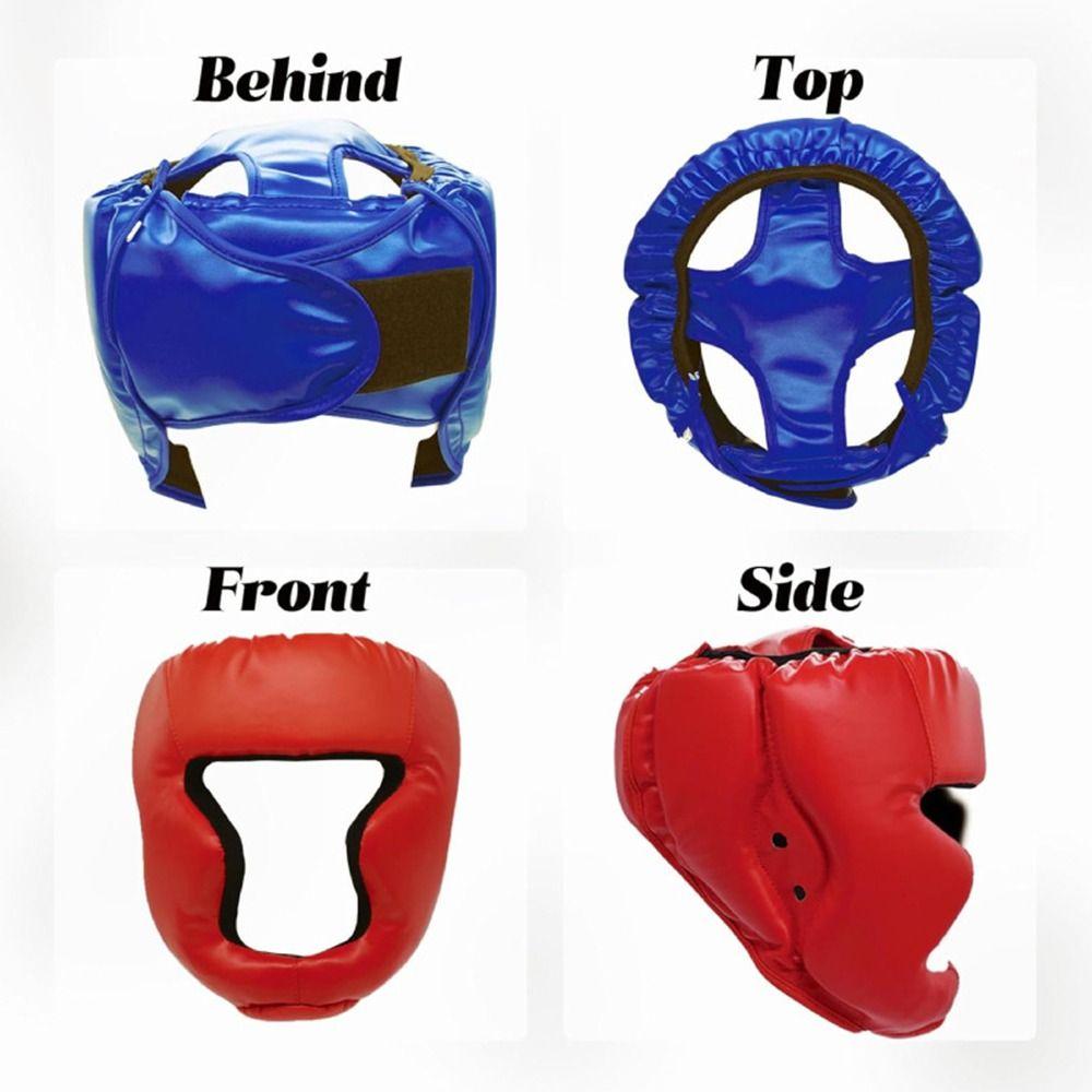 Breathable Boxing Headguard PU Leather Training Equipment New Boxing Helmet