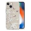 Phone Case For iPhone 15 14 13 12 Mini 11 Pro Max XS X XR 7 8 Plus Clear Shockproof Silicone TPU Cover Flower
