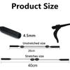 4 Stück 40cm Verstellbares Brillenband Universal Passform Seil Brillenhalter Rutschfestes Sonnenbrillenband Für