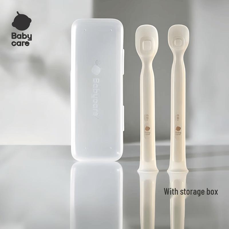 babycare Silicone Baby Feeding Spoon Set
