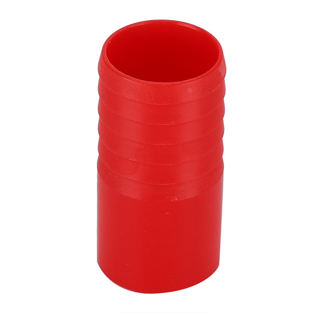 PVC Eco‑Friendly Water Pipe Connector Safe Hard Tube to Hose Easy Connection Adapter(Red 25mm)