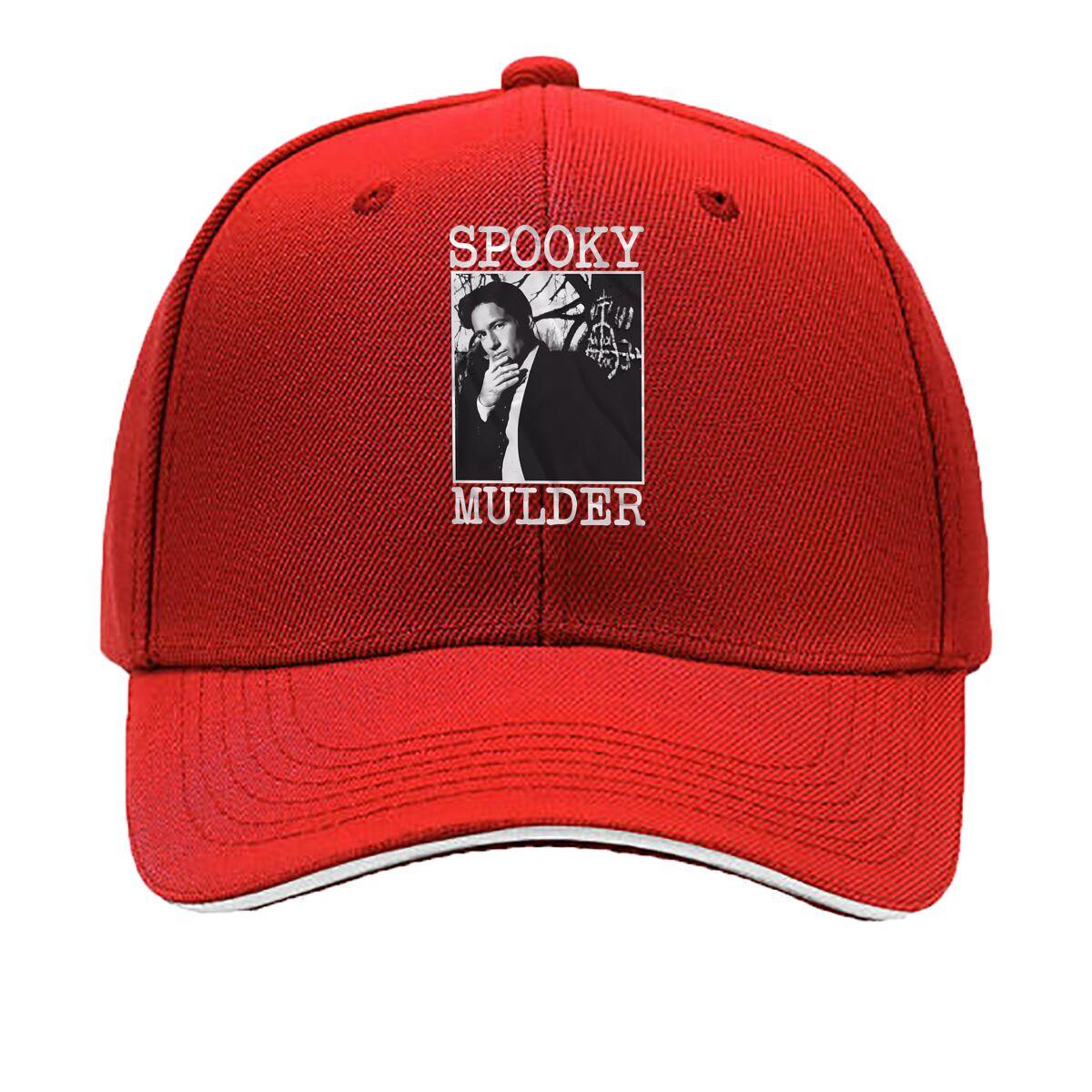 Spooky Mulder  X  Files Agent Tribute Hip Hop hat Fashion Outdoor Sports Sandwich Baseball Cap One Size