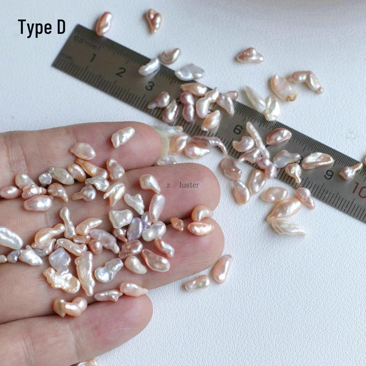 Irregular Baroque Freshwater Pearl Nail Stickers for DIY Jewelry