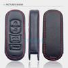Leather Car Key Cover Bag For Mazda 3 6 Mx-5 Cx-5 Cx-7 Cx-9 Scion Ia Auto Smart Remote Fobs Shell Protector Case Keychain Holder