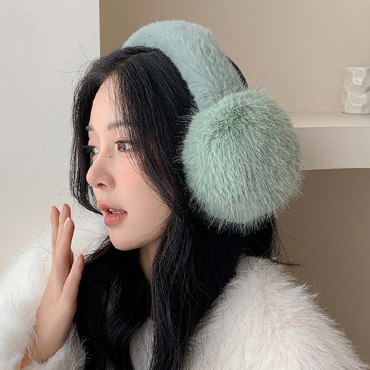 Soft Plush Ear Warmer Winter Warm Earmuffs for Womens Men Fashion Solid Earflap