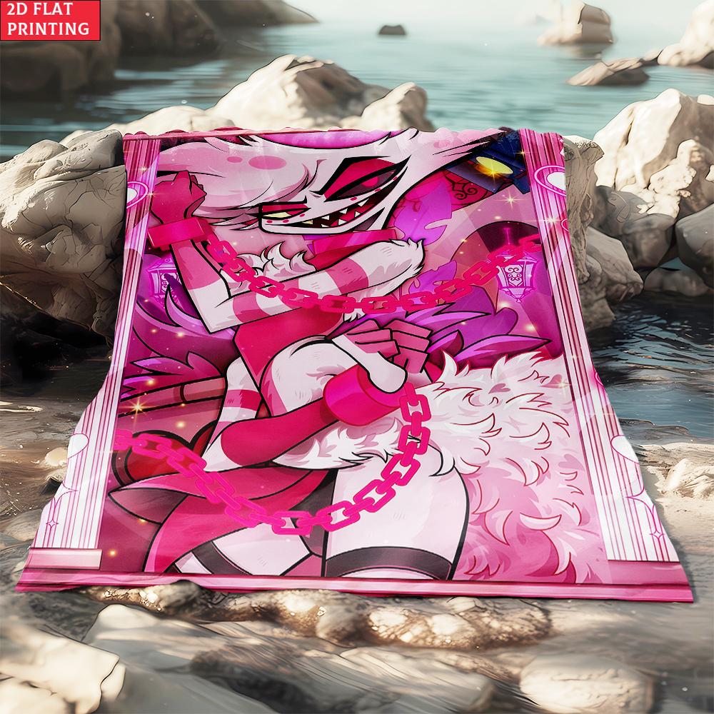 Anime thin Flannel Blanket for Bedrooms,Living Rooms,Sofas Blankets,Offices,Lunch Breaks,Picnics,blankets fluffy blanket