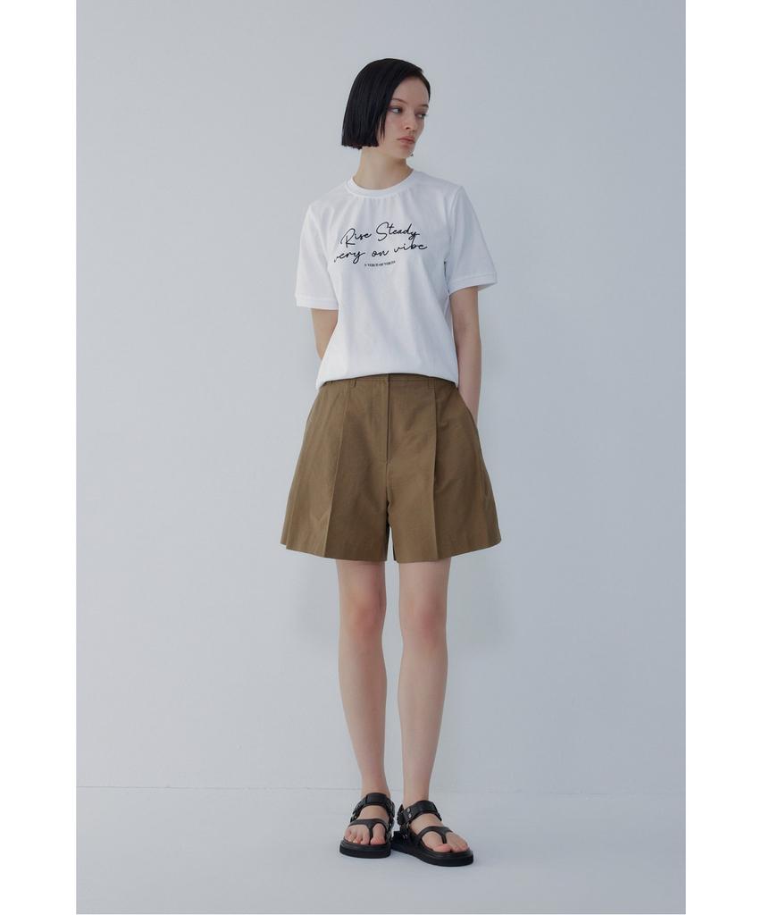 Bobeu Lettering Embroidery Ringer T-Shirt_White 7156240003