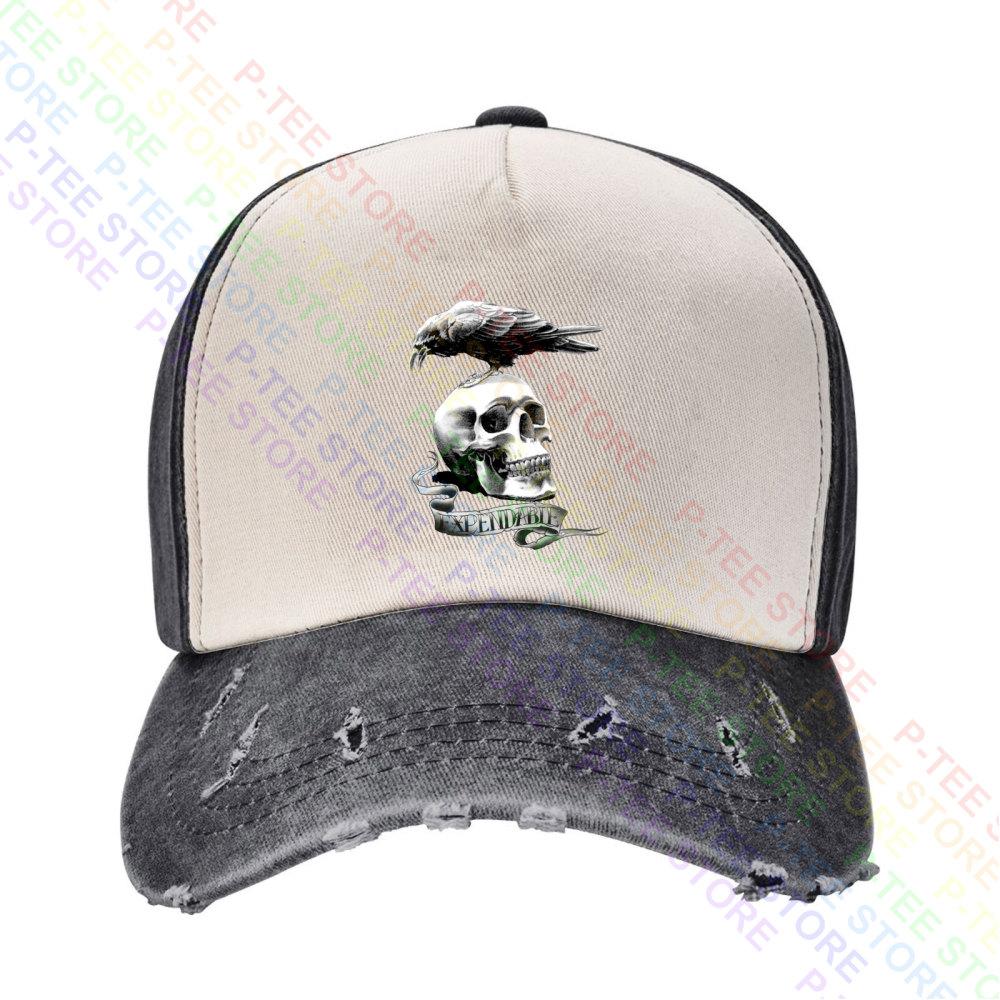 The Expendable Skull Crow Baseball Cap Snapback Caps Knitted Bucket Hat