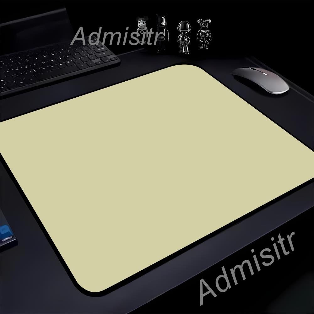 Solid Color E-Sports Mousepad Pure Black Speed Mouse Pad 45x40CM Ultrafine Surface Desk Mat Setup Gaming Decoration Pc Gamer Mat