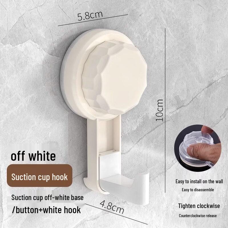 LIEI Punch-Free Rotating Suction Cup Hook