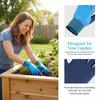 2 Pair Latex Gardening Gloves Waterproof Fishing Gloves Working Gloves  Fishing and Handling Use