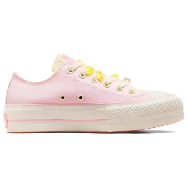 Converse All Star Lift Comfortable Breathable Low Top Espadrilles Women's Pink