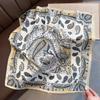 Classic Paisley Printed Bandana Scarf Luxury Soft Satin Stylish Versatile Neck Scarf For Women Hairbands Headscarf