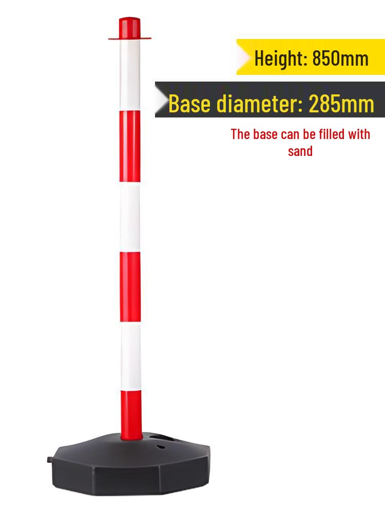 Plastic Warning Post Chain for Construction Site Fence with Isolation Barrier and Caution Tape