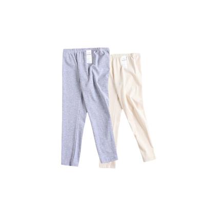 Baby Girl Leggings Children's Clothing Spring and Autumn Thin Thick Girls' Cropped Pants Children's Pants High Waist Lycra Cotton Pants