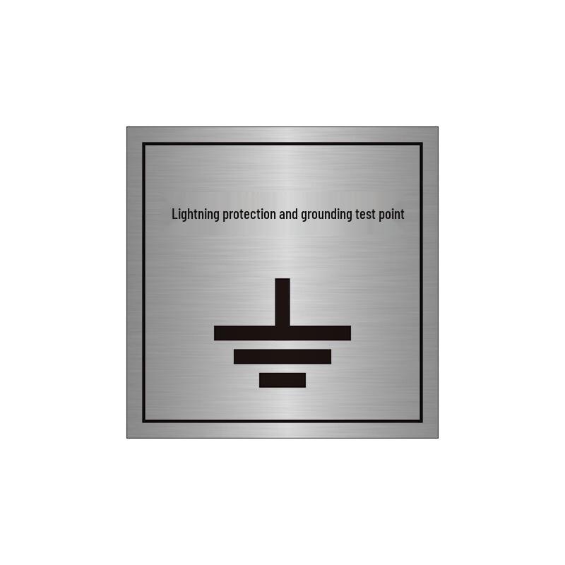 Guanfeng Stainless Steel Safety & Warning Signs 10x10cm