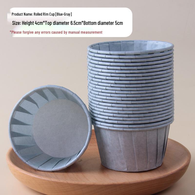 Oil-Proof, High-Temperature Resistant Muffin Cups - Greaseproof Crimped-Edge, Eco-Friendly Oven Liners