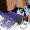Mały Zestaw Drukarki do Tatuaży Mini Termiczna Przenośna 2600mAh Bezprzewodowa Zestaw Drukarki do Tatuaży z Papierami Transferowymi do Domu Czarny