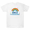Smile If You're Dead Inside Rainbow Dark Humor Gift Tee Men's Cotton T-Shirt