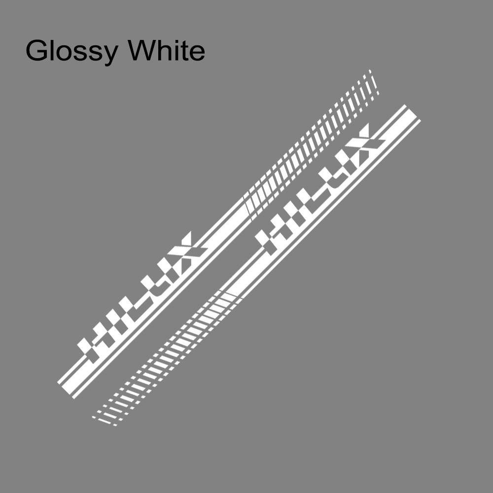 For Toyota Hilux Vigo Revo Pickup Door Side Stripes Sticker Truck Graphics Vinyl Decor Covers Car Decals Auto Tuning Accessories