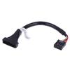 20 Pin Jack for USB Male To  2.0 9 Pin Female Splitter Adapter Cable Wire Converter for Microphone Device Connected Tools
