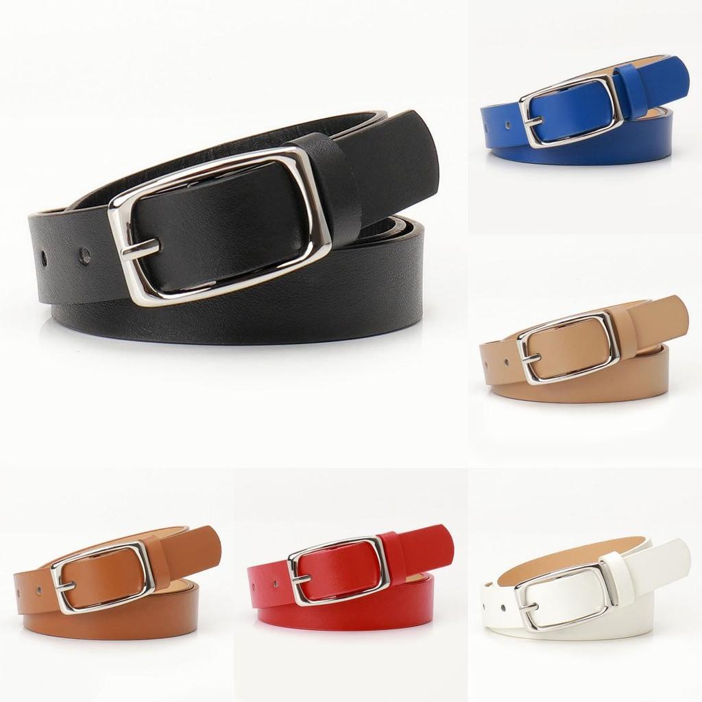 Fashionable Womens Leather Waist Belt With Metal Pin Closure For Chic Office Looks