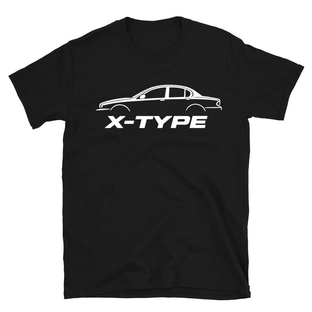 X-Type 2002-2009 Classic Car T-Shirt Vintage Luxury Auto Tee Retro Gift for Men