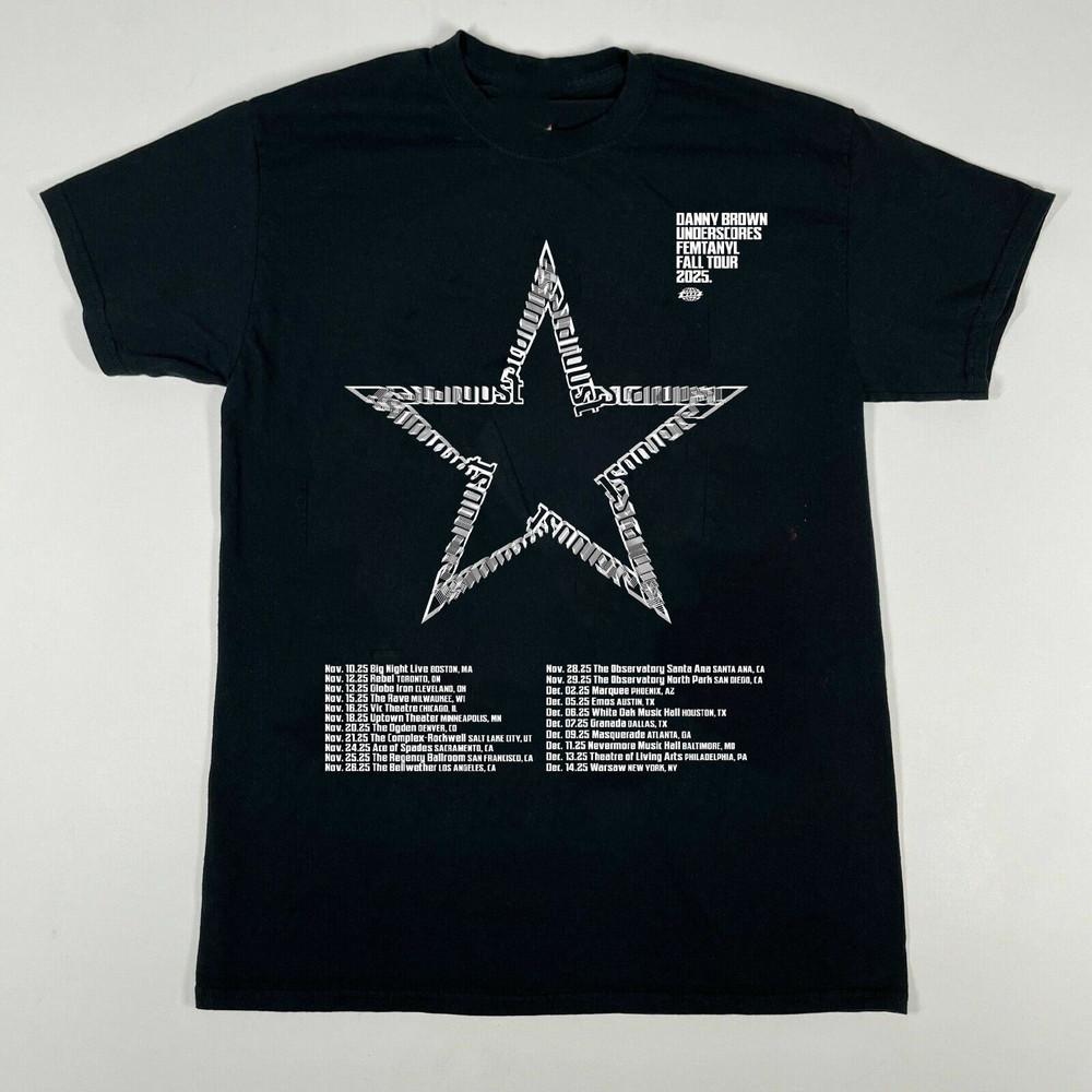 

Danny Brown Stardust Tour T-shirt Gift For Fan Full Size S to 5XL K1025 Unisex T-Shirt XXXL