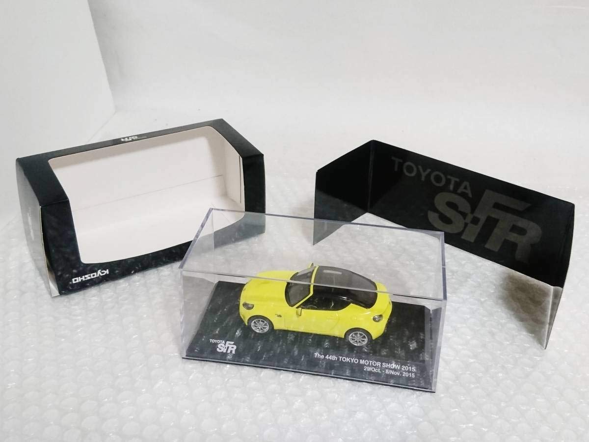 

Выставочный экземпляр Кейс не вскрыт Ограничено 500 единицами Kyosho 44-й ТОКИЙСКИЙ АВТОСАЛОН 2015 Оригинал TOYOTA Желтый KSR43002Y + + 1/43 S-FR