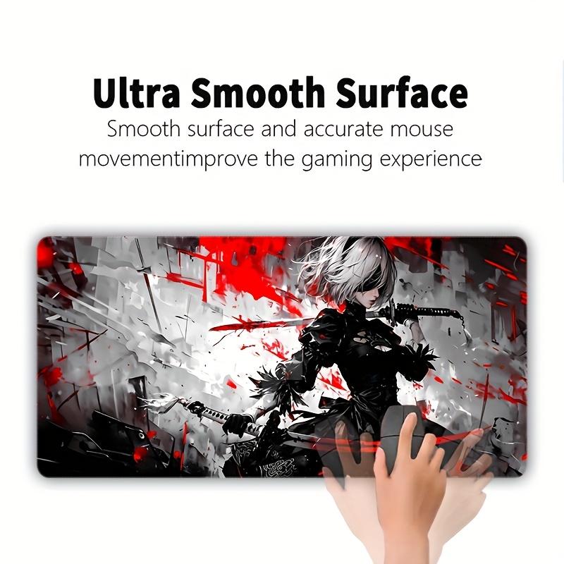Extra Large Thick AntiSlip Mouse Pad with Locked Edge Design Perfect for PC Laptop Office 300x800x2mm