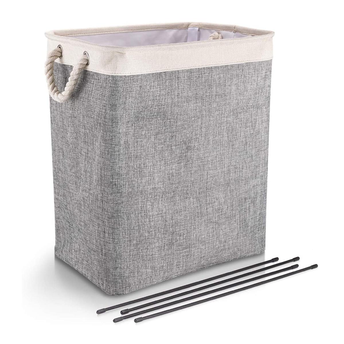 

Складная корзина для белья 65л, квадратная сумка для хранения, большая корзина, складное ведро для одежды, ведро для игрушек, органайзер, емкость