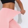 Solid Color V-Waist High-Waisted Loose Cropped Yoga Leggings