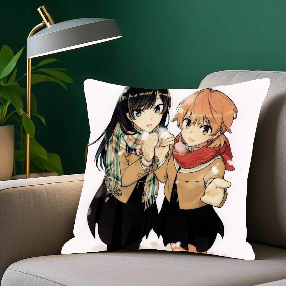 Bloom Into You Bilibili Animation Pillow Case Sofa Cushion Cover Room Home Decoration