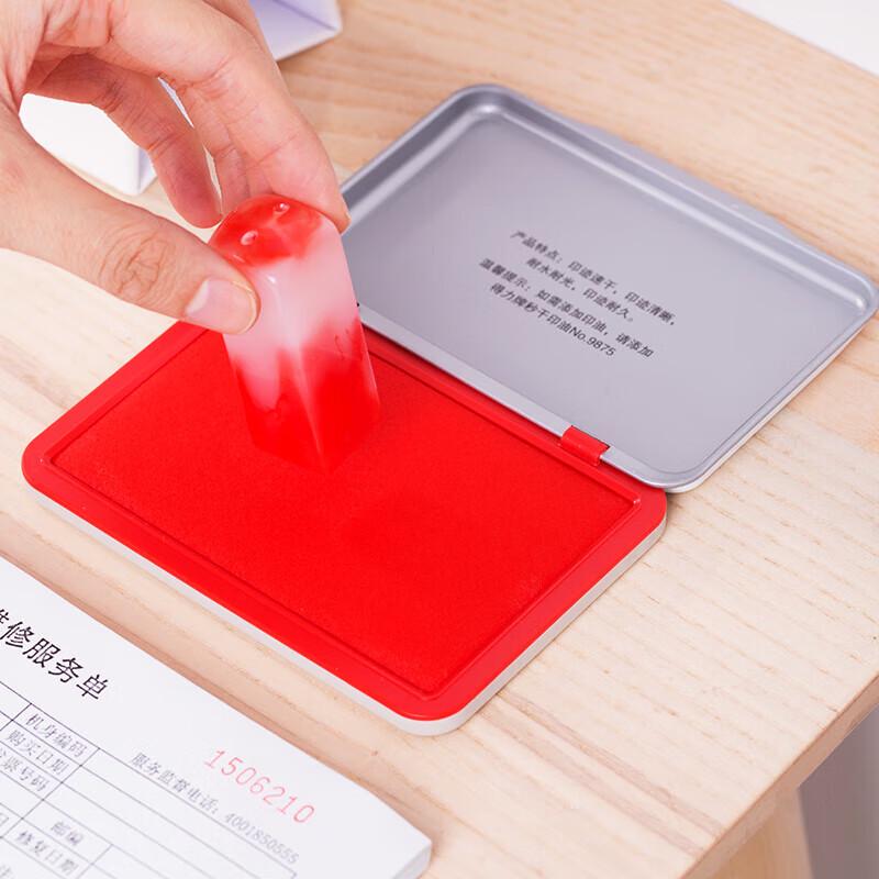 Deli 9892 Metal Medium Quick-Dry Ink Pad