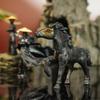 A Miniature Puppet Model Of An Ancient From The Martial Arts World,